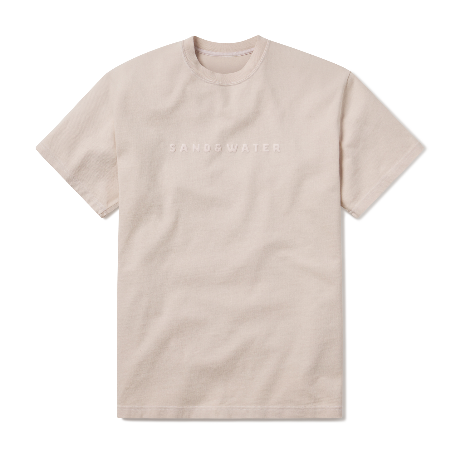 Tan Short Sleeve T-Shirt Logo