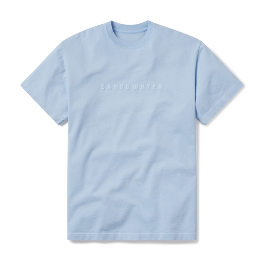 Blue Short Sleeve T-Shirt Logo