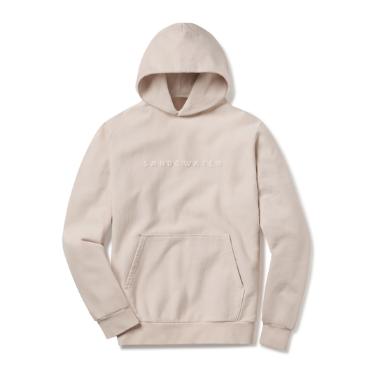Hoodie Sweatshirt Logo Tan