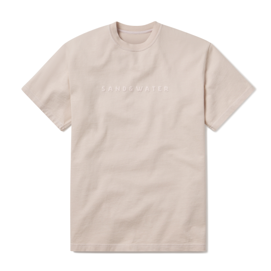 Tan Short Sleeve T-Shirt Logo